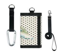 TropicalLife Funny Sea Turtle Polka Dot Wallet Slim Small Pocket Money Organisers Bag Lightweight Portable Change Purse