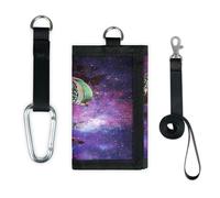 TropicalLife Galaxy Dream Catcher Wallet Slim Small Pocket Money Organisers Bag Lightweight Portable Change Purse