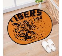 TropicalLife Geometric Tiger Abstract Entrance Door Mat Rug for Living Room Kitchen Home Bath Tiger Area Rugs Washable Indoor Outdoor Non-Slip Floor Doormat 40 x 60 cm