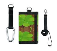 TropicalLife Happy Saint Patrick's Day Wallet Slim Small Pocket Money Organisers Bag Lightweight Portable Change Purse