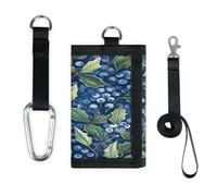 TropicalLife Leaf Blueberry Fruit Wallet Slim Small Pocket Money Organisers Bag Lightweight Portable Change Purse