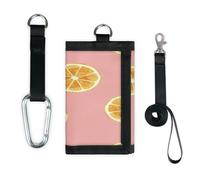 TropicalLife Lemon Fruit Wallet Slim Small Pocket Money Organisers Bag Lemon Orange Lightweight Portable Change Purse