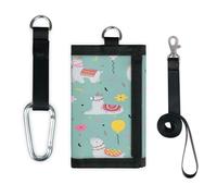 TropicalLife Llama Alpaca Cute Wallet Slim Small Pocket Money Organisers Bag Alpaca Lightweight Portable Change Purse