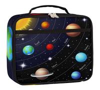 TropicalLife Lunch Bag Kid, Universe Galaxy Solar System Lunch Box for Kids Boys Insulated Lunch Bag for Boys Girls Planet Space Reusable Lunch Bag, School Lunchboxes