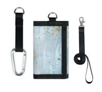 TropicalLife Marble Ripples Wallet Slim Small Pocket Money Organisers Bag Blue Marble Lightweight Portable Change Purse