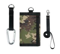 TropicalLife Military сamo Wallet Slim Small Pocket Money Organisers Bag Сamo Print Lightweight Portable Change Purse