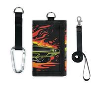TropicalLife Muscle Car Design Wallet Slim Small Pocket Money Organisers Bag Lightweight Portable Change Purse