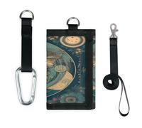 TropicalLife Mystery Ethnic Sign Butterfly Wallet Slim Small Pocket Money Organisers Bag Lightweight Portable Change Purse