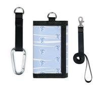 TropicalLife Ocean Cute Sea Horse Wallet Slim Small Pocket Money Organisers Bag Lightweight Portable Change Purse