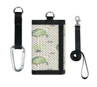 TropicalLife Ocean Sea Turtle Seashell Wallet Slim Small Pocket Money Organisers Bag Lightweight Portable Change Purse