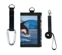 TropicalLife Ocean Sea Whale Wallet Slim Small Pocket Money Organisers Bag Lightweight Portable Change Purse