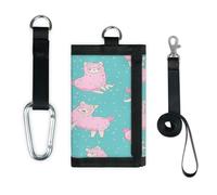 TropicalLife Pink Cute Llama Wallet Slim Small Pocket Money Organisers Bag Llama Alpaca Lightweight Portable Change Purse