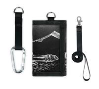 TropicalLife Pirate Skeleton Skull Wallet Slim Small Pocket Money Organisers Bag Lightweight Portable Change Purse