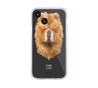 TropicalLife SEEKJOYS Compatible for Phone 13 Mini Clear Case 5.7 inch Cute Chow Chow Anti-Scratch Non-Yellow Hard PC+TPU Bumper Shockproof Slim Fit Phone Cover 13 Mini Case