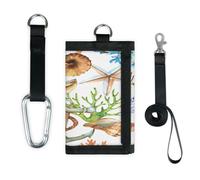 TropicalLife Shell Starfish Seahorse Crab Wallet Slim Small Pocket Money Organisers Bag Seahorse Lightweight Portable Change Purse