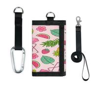 TropicalLife Summer Cute Flamingo Wallet Slim Small Pocket Money Organisers Bag Flamingo Lightweight Portable Change Purse