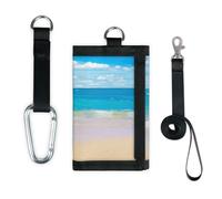 TropicalLife Summer Sea Wallet Slim Small Pocket Money Organisers Bag Sea Ocean Lightweight Portable Change Purse