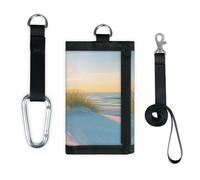 TropicalLife Sunset Ocean Sea Beach Wallet Slim Small Pocket Money Organisers Bag Lightweight Portable Change Purse