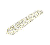 TropicalLife Table Runner 230cm Long Tennis Racket Yellow Ball Pattern Table Runners for Party Wedding Kitchen Living Room Decorative Dressers Scarf
