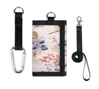 TropicalLife Watercolor Flower Fruit Wallet Slim Small Pocket Money Organisers Bag Lightweight Portable Change Purse