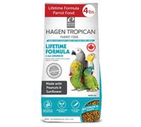 Tropican Parrot Lifetime Granules 4mm, 1.8kg, Complete Balanced Daily Nutrition for Adult Parrots