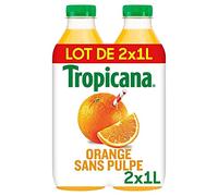 Tropicana Tropicana Pure Premium Orange without Pulp, 2 x 1 Litre | Price per Unit | Free Delivery