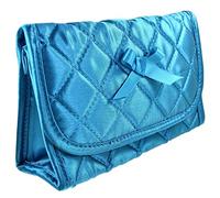 TropicaZona Cosmetic Bag with a Mirror, Turquoise-Teal, S, Cosmetic Bag With Mirror
