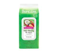 TropiClean Berry and Coconut Deep Cleaning Pet Wipes - 100 Wipes