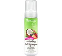 TropiClean Berry and Coconut Waterless Deep Cleansing Cat Shampoo - 220ml Bottle