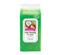 Tropiclean Deep Cleaning Wipes 100S Berry & Coconut Removes Dirt & Tough Odours