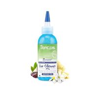 TropiClean Dog Ear Cleaner Grooming Supplies - Dual Action Ear Cleaning Solution for Dogs & Cats - Gently Dissolves Wax & Debris - Removes Odour, Soothes Itching & Infection, Fragrance Free, 118ml