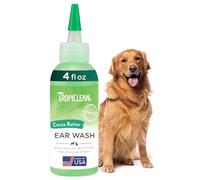 TropiClean Dog Ear Wash Grooming Supplies - Alcohol Free Ear Cleaning Solution for Dogs & Cats - Gently Dissolves Wax & Debris - Removes Odour, Soothes Itching & Infection, Kiwi Blossom, 236ml