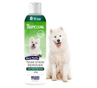 TropiClean Dog Tear Stain Remover Grooming Supplies - Tear Stain Remover for Dogs & Cats - Fragrance Free, 236ml