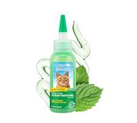 TropiClean Fresh Breath Cat Teeth Cleaning Gel - No Brushing Dental Care - Breath Freshener Oral Care - Complete Cat Teeth Cleaning Solution - Helps Remove Plaque & Tartar, Original, 59ml