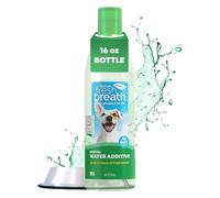 TropiClean Fresh Breath Dog Teeth Cleaning - Dental Care for Bad - Freshener Water Additive Mouthwash Helps Remove Plaque Off Dogs Teeth, Original, 473ml