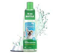 TropiClean Fresh Breath Dog Teeth Cleaning - Dental Care for Bad - Freshener Water Additive Mouthwash Helps Remove Plaque Off Dogs Teeth, Original, 473ml