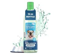 TropiClean Fresh Breath Dog Teeth Cleaning - Dog Dental Care for Bad Breath - Breath Freshener - Water Additive Mouthwash - Helps Remove Plaque Off Dogs Teeth, Digestive Support, 473ml