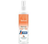 TropiClean Natural Flea & Tick Treatment - Soothing Treatment for Flea & Tick Bites - Relieves Itching Fast - Itchy Skin Relief - Bite Relief Spray for Pets, Cedarwoood & Lemongrass Oil, 236ml