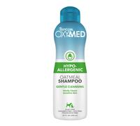 TropiClean OxyMed Medicated Dog Shampoo for Pets - Gentle Itch Relief for Sensitive Skin - Dye Free, Paraben Free, Soap Free, SLS Free - Hypoallergenic Shampoo, 592ml