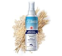 TropiClean OxyMed Medicated Dog Spray for Pets - Soothing Relief for Dry, Flaky Skin Stops Itching Fast - Anti Itch Spray, 236ml