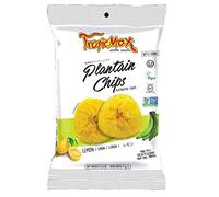Tropicmax Plantain Chips - Banana Chips, Rich in Potassium, Vitamin A, C, B6 and Fibre, Paleo Snack - Lemon Flavoured Chips for Kids and Adults, 71g Pack of 24