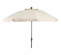 Tropico Middle Pole Umbrella Anthracite/Natural Ø 250cm Sunshade Patio Umbrella