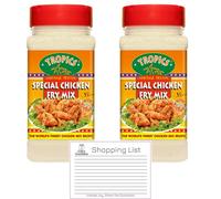 Tropics Special Chicken Fry Mix 2-Pack | Caribbean-Style Crispy Coating & Seasoning | Gluten-Free, No Artificial Flavours | Easy Homemade Crispy Chicken + GiftyGoodness Shopping List