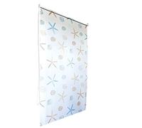 Tropik Home Ocean Bathroom Shower Curtain Roller Blind Extra Long, 4 Width Sizes, 120 x 240CM
