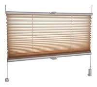 Tropik Home Pleated Blinds 18 Width Sizes, 6 Colours Easy Fit Install Plisse Conservatory Blinds, Sand, 120cm Wide by 150cm Drop