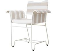 Tropique Dining Chair White/ Leslie Stripe 40