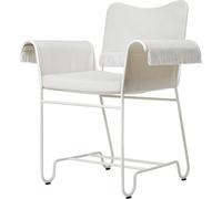 Tropique Dining Chair With Fringes White/Leslie 06