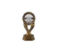 TroShow Chess Trophy Award 160mm Antique Gold coloured Resin Checkmate Rook King Queen Knight Bishop Free Engraving -RFH006 S-TRD