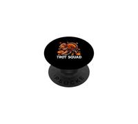Trot Squad Thanksgiving Yorkshire Terrier As Turkey Running PopSockets Adhesive PopGrip