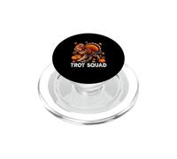 Trot Squad Thanksgiving Yorkshire Terrier As Turkey Running PopSockets PopGrip for MagSafe